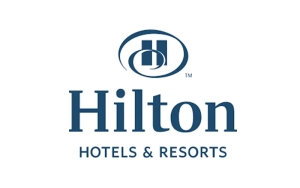 Hilton Hotels & Resorts blue logo